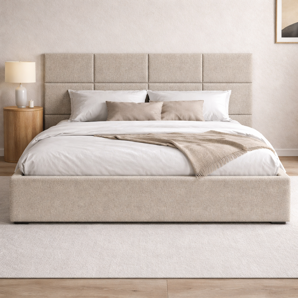 Łóżko tapicerowane OSLO z pojemnikiem