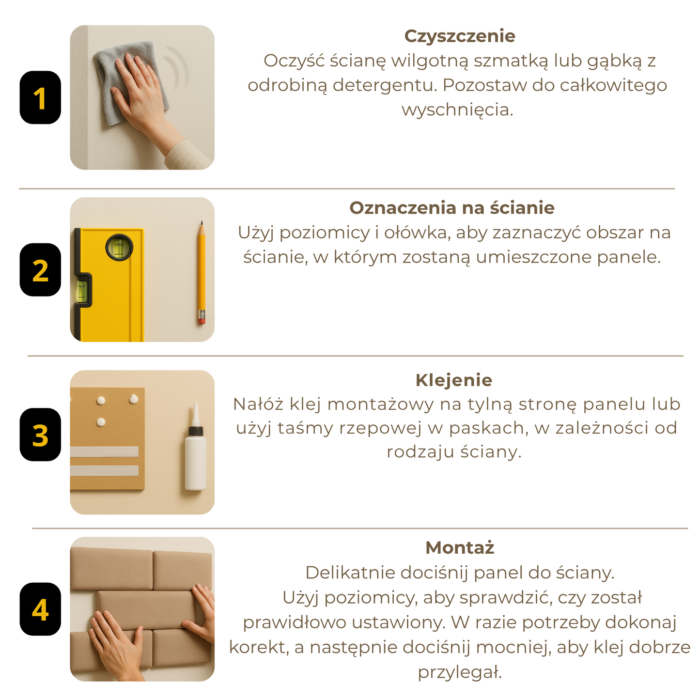 Panele Tapicerowane Prostokąt