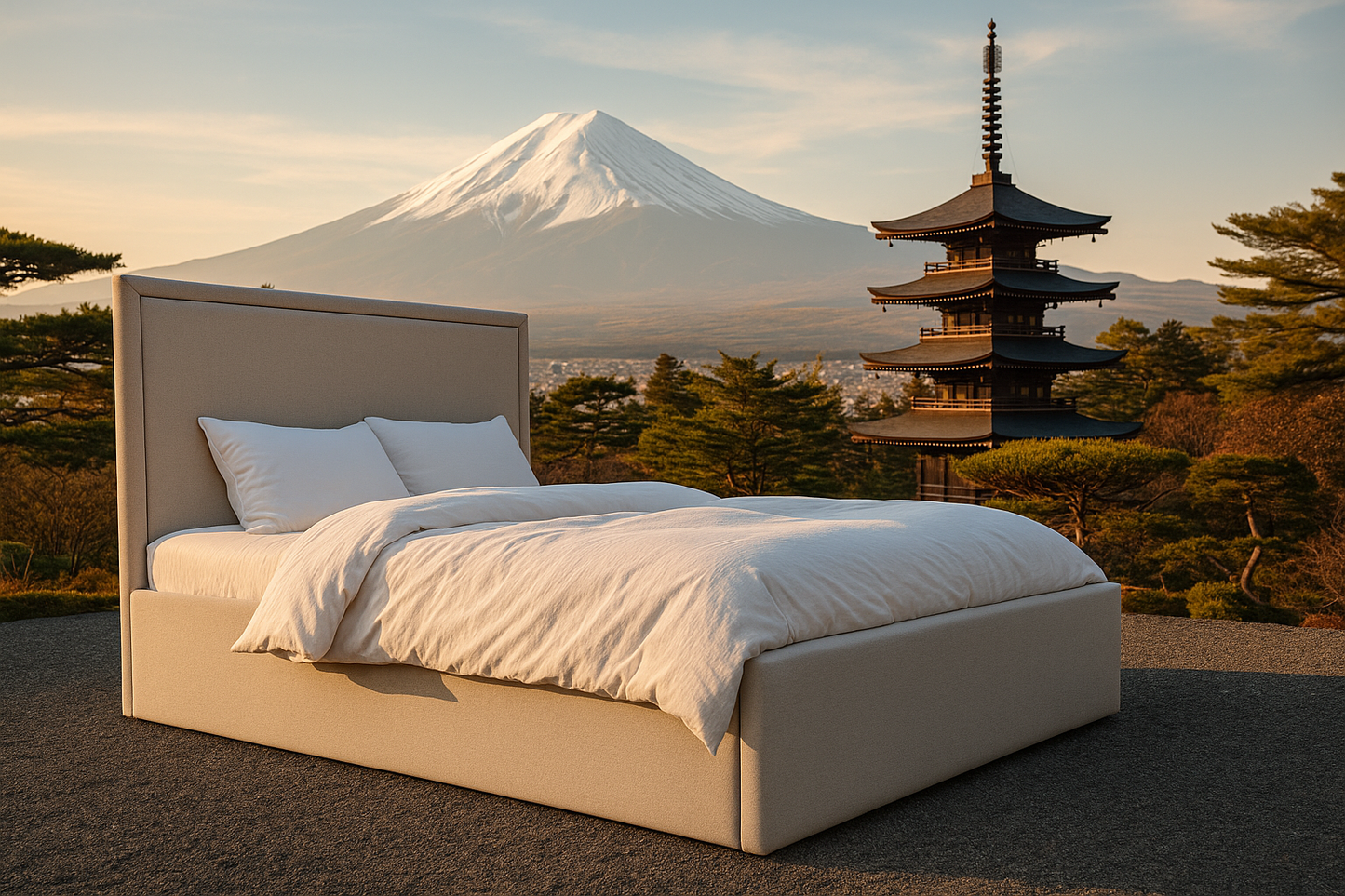 Łóżko tapicerowane KYOTO