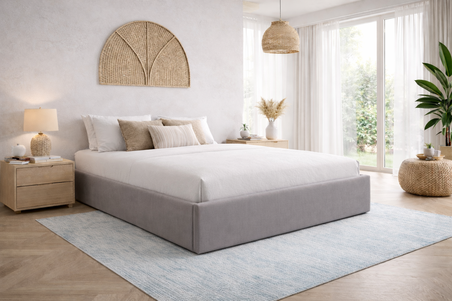 Łóżko tapicerowane ROMA