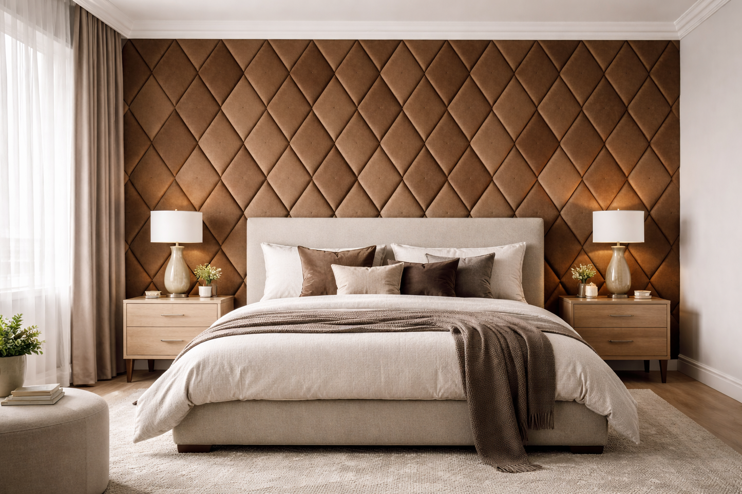 Panele Tapicerowane ROMB