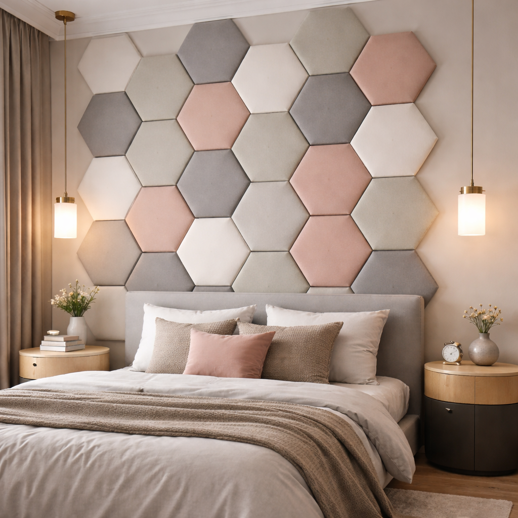 Panele Tapicerowane HEKSAGON